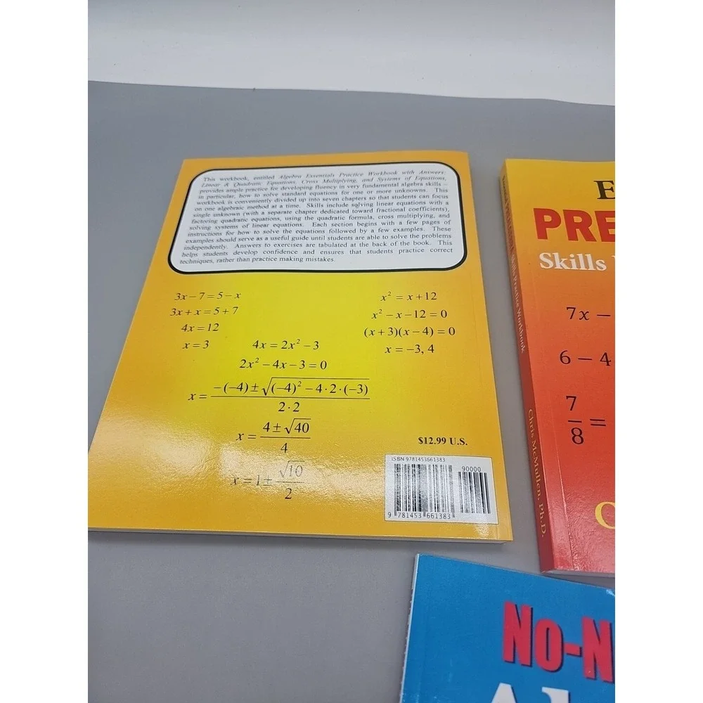 No-Nonsense Algebra: Part of the Mastering Essential Math Essential Algebra X 3